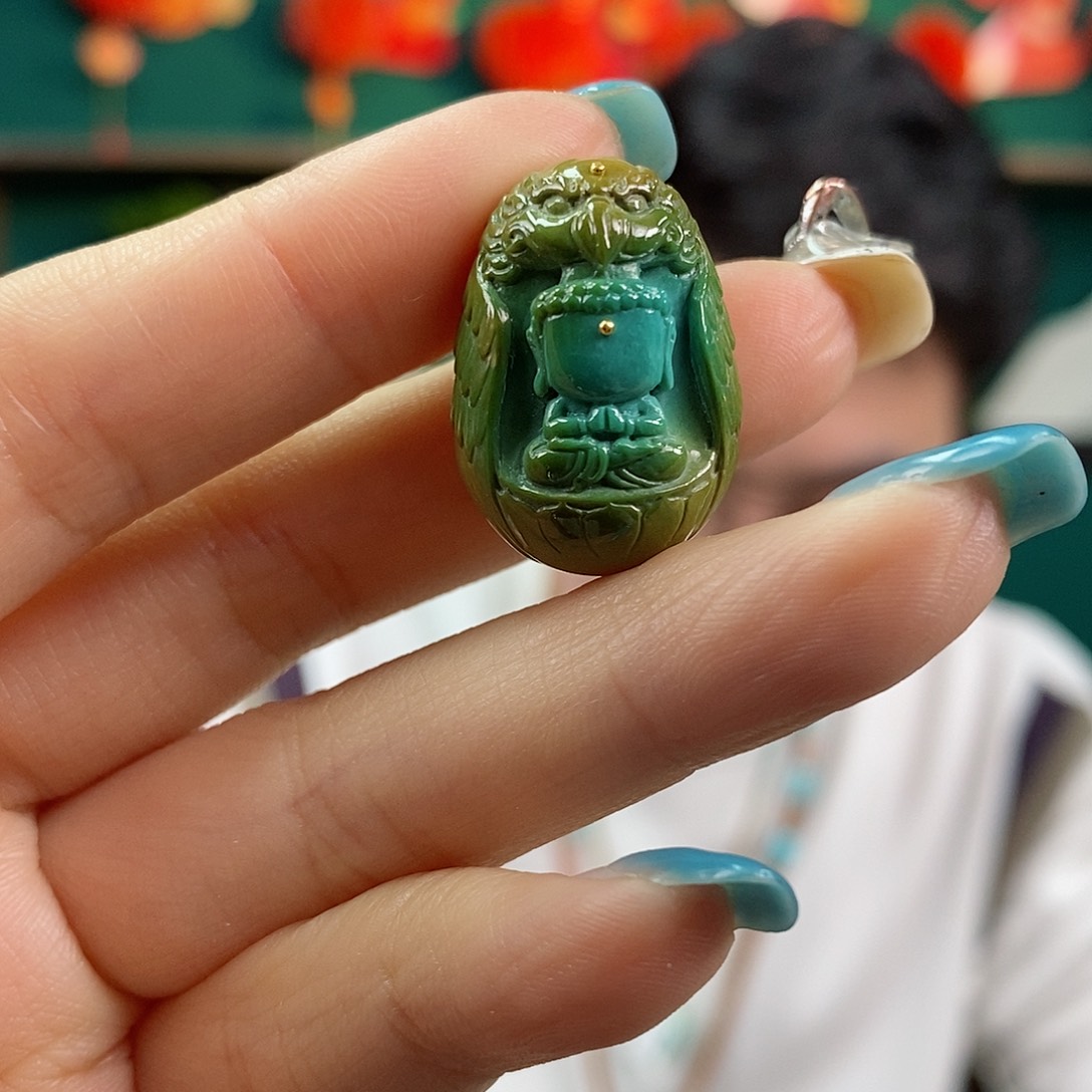 绿松石珠宝奇石未镶嵌