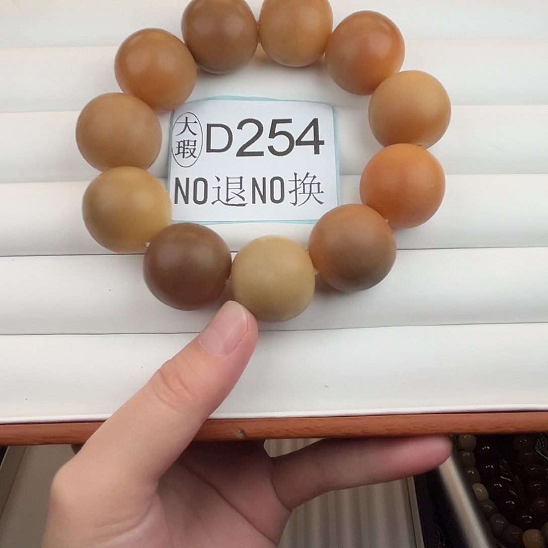 手串菩提根/象牙果D254大瑕23尺寸11颗