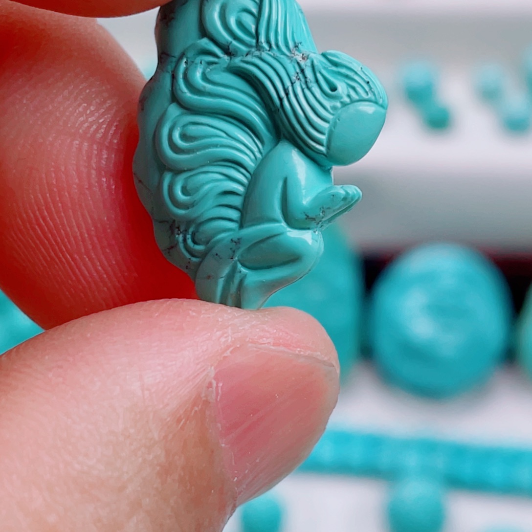 绿松石未镶嵌吊坠(不含链)