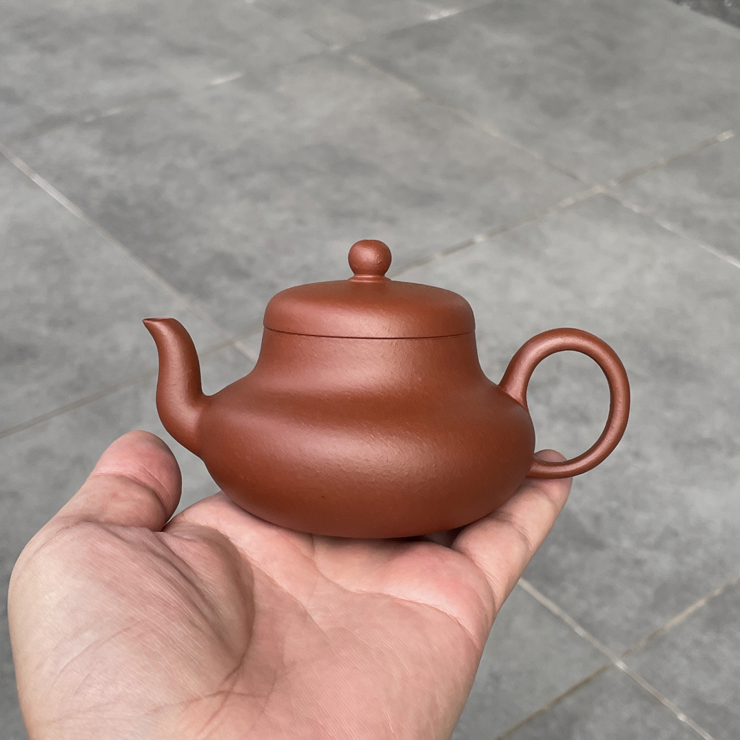 君德150毫升原矿黄龙山生砂朱泥半手工制作