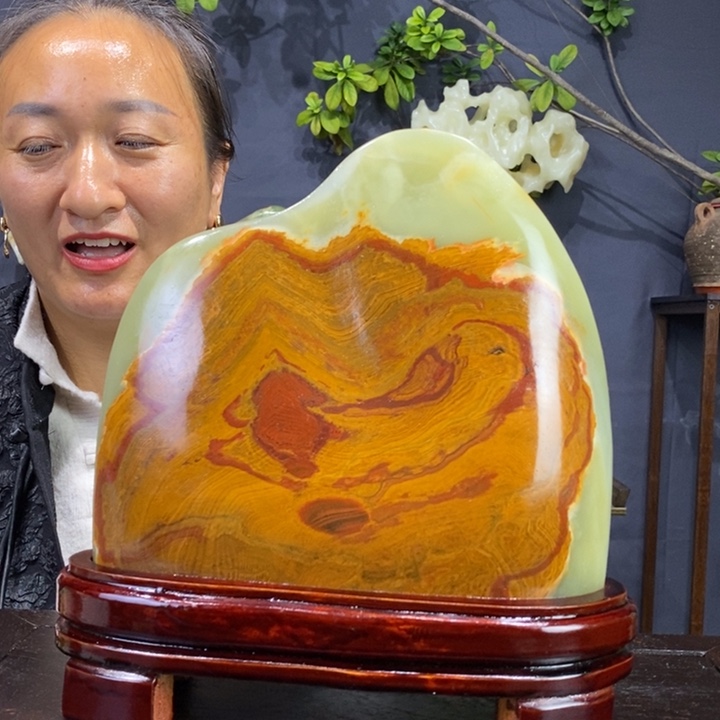 石材精品古青石摆件