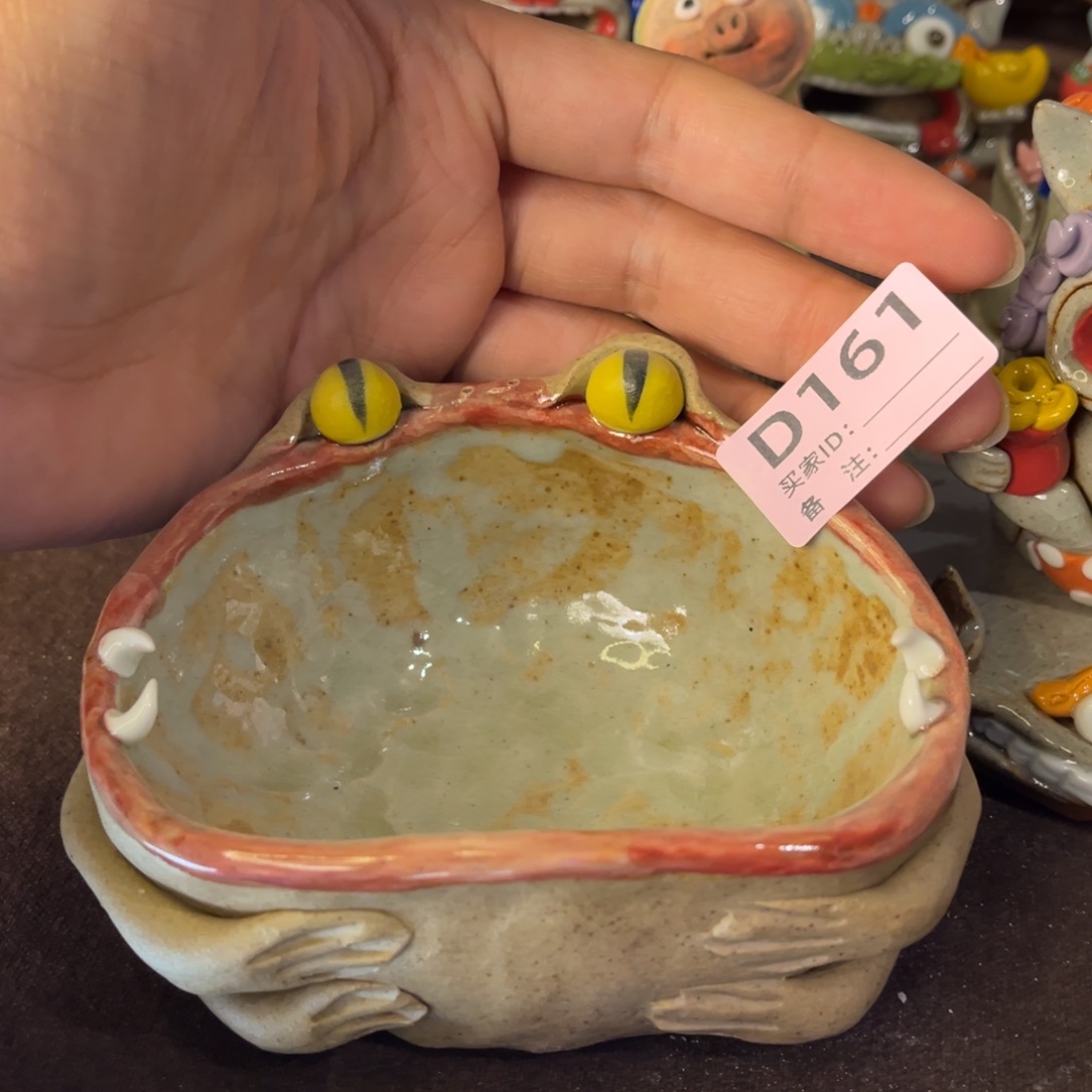 泥塑纯手工茶宠摆件