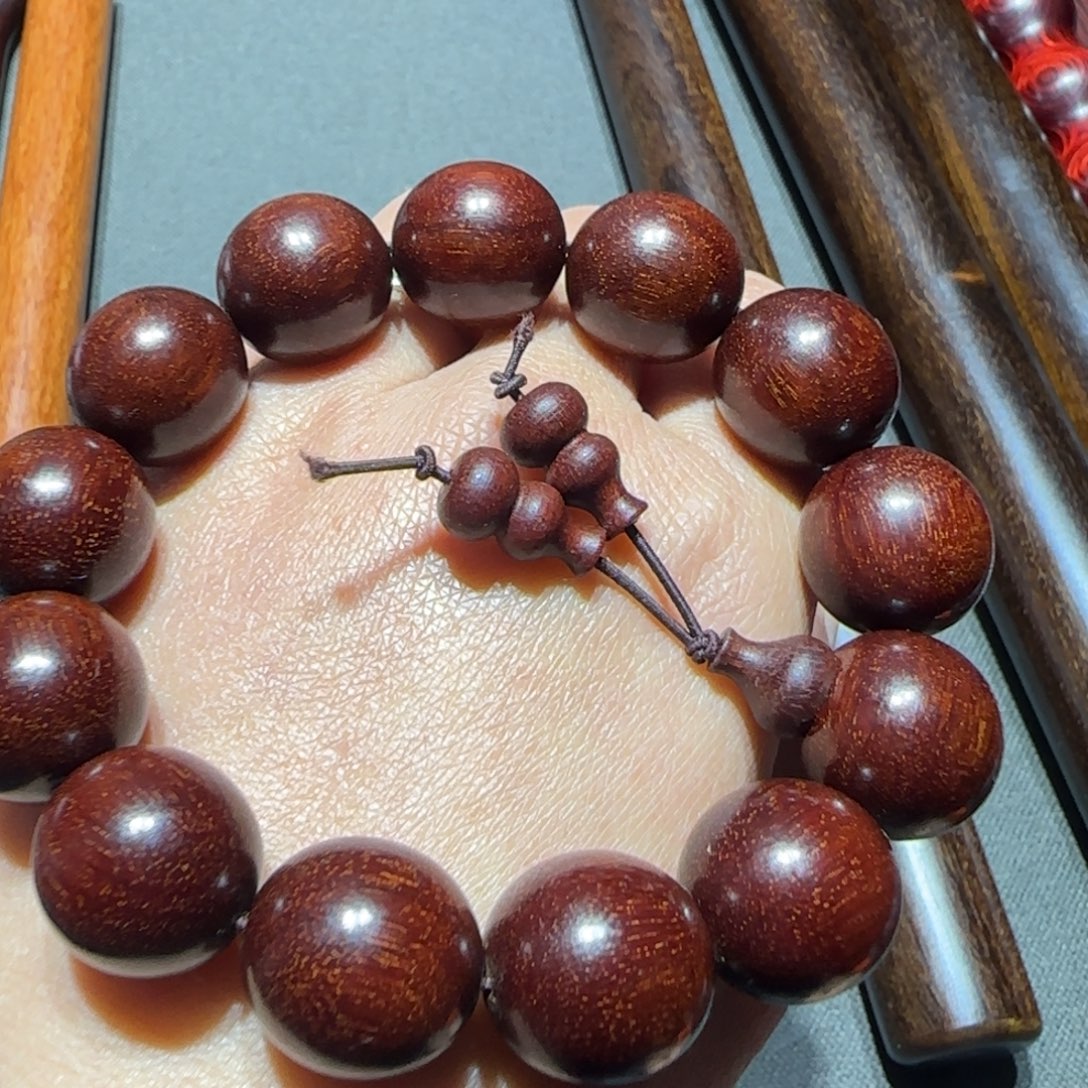 直径1.8圆珠金星紫檀木