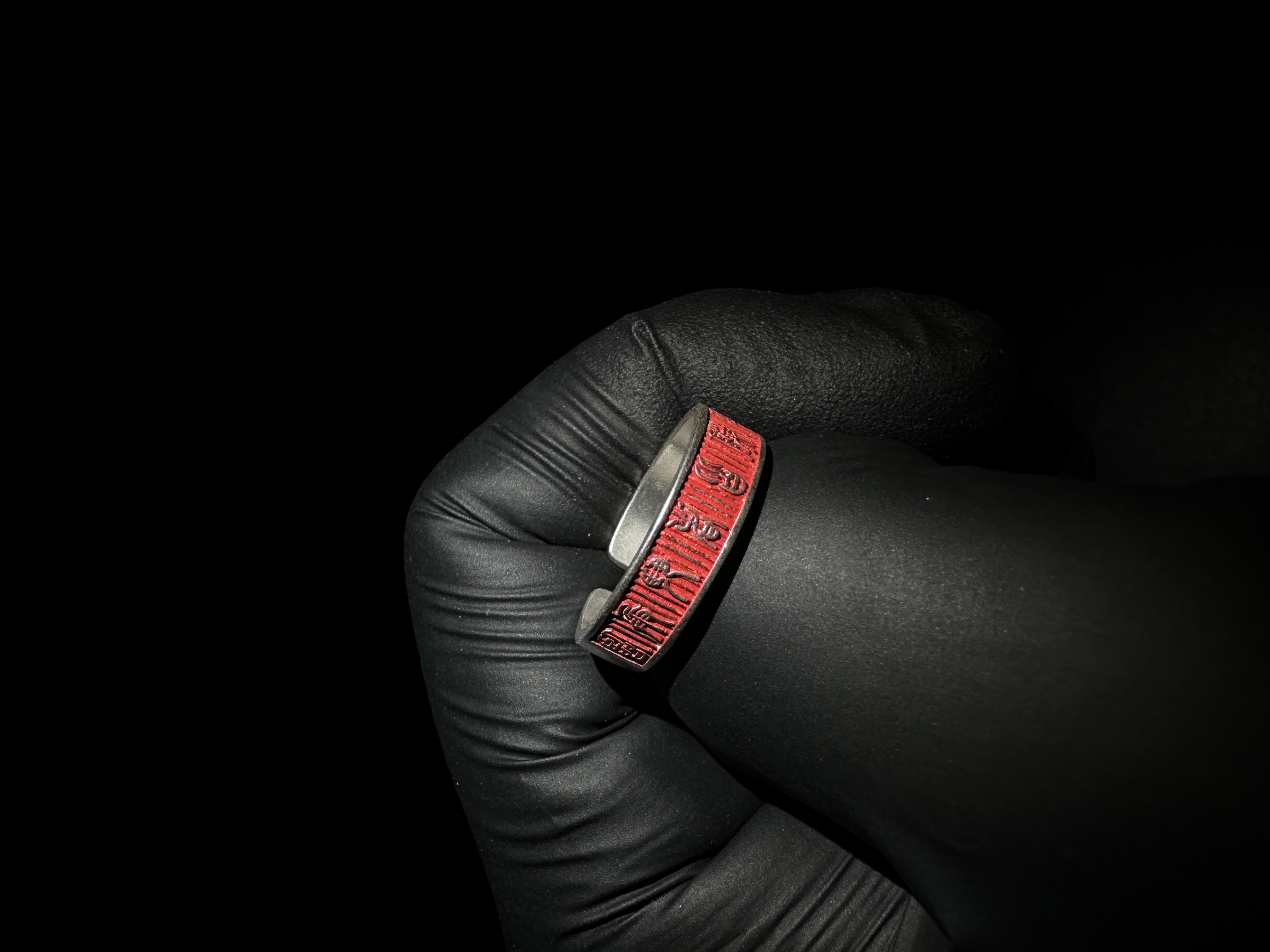 925银戒指 「道系」-九字箴言戒指