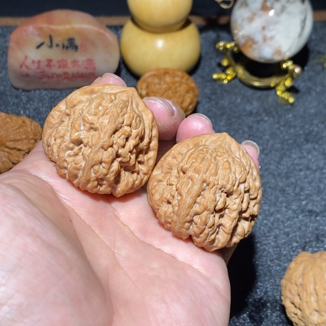 桃核吊坠40尺平谷凹底