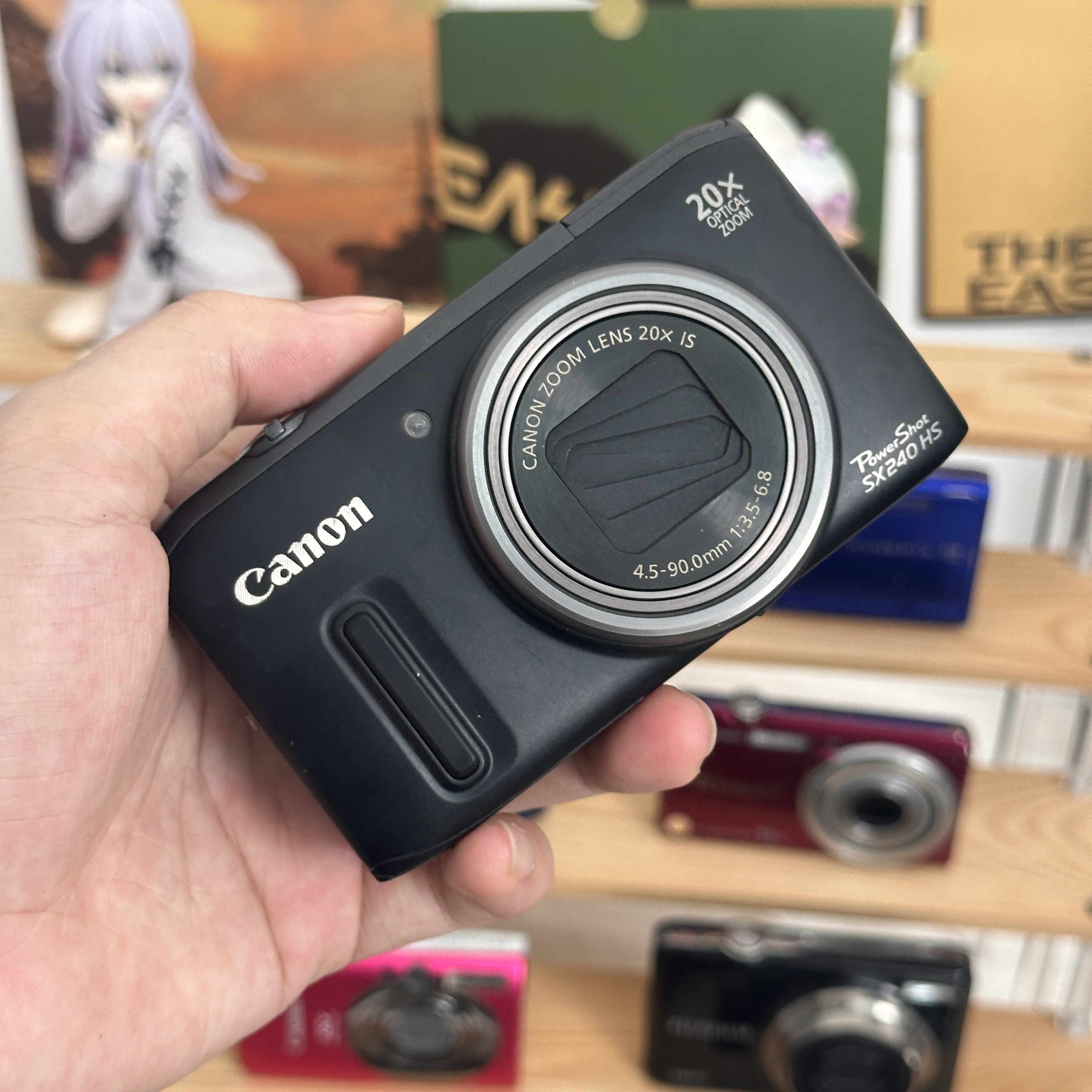 9新 Canon/佳能 佳能Sx240hs 20倍长焦相机 镜片微花