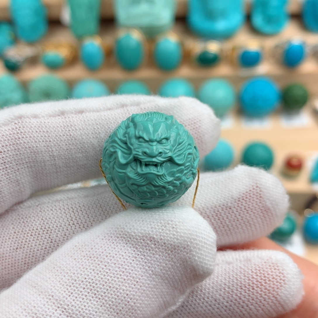 绿松石配饰未镶嵌18.1mm