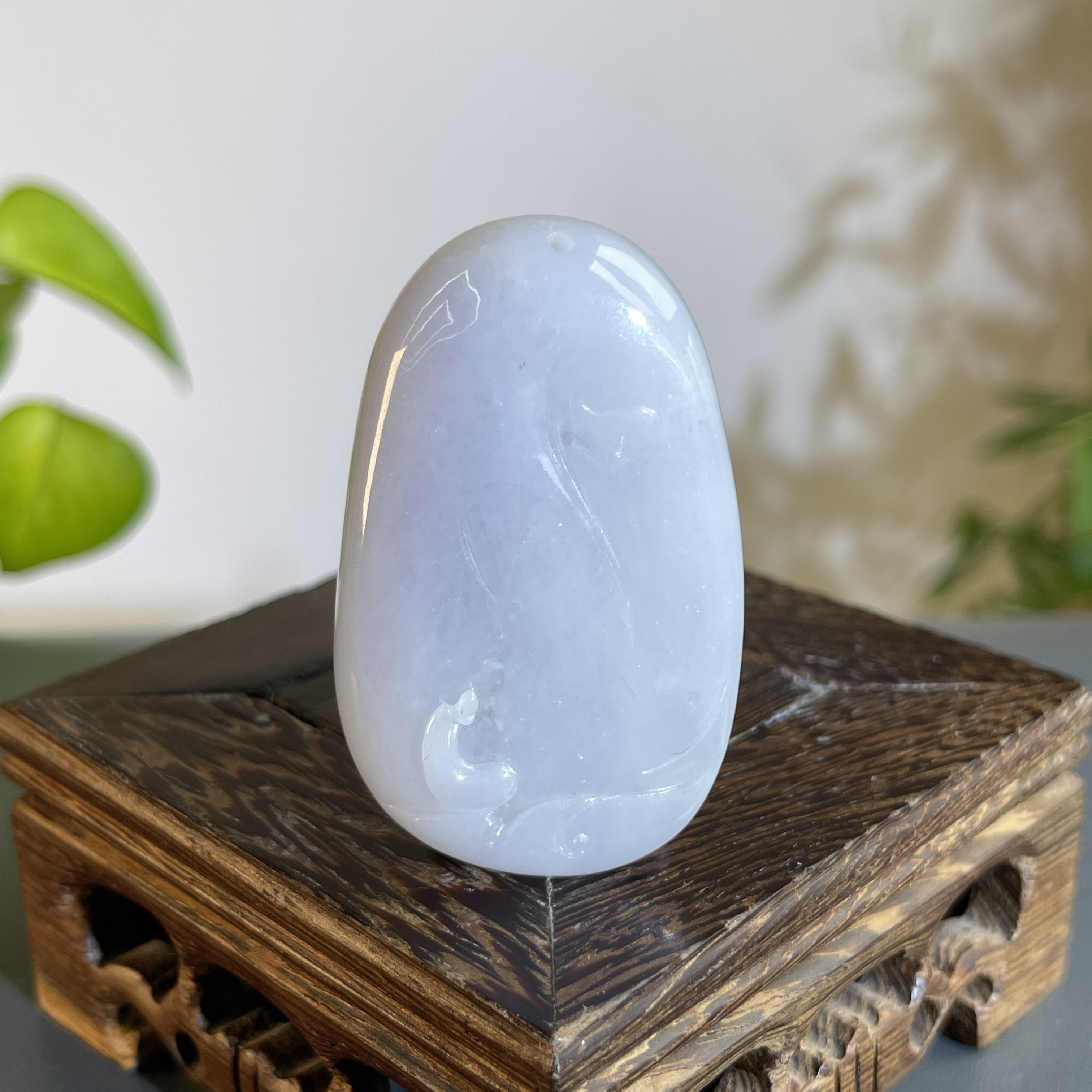 JXW20-66  天然缅甸A货翡翠 悟道