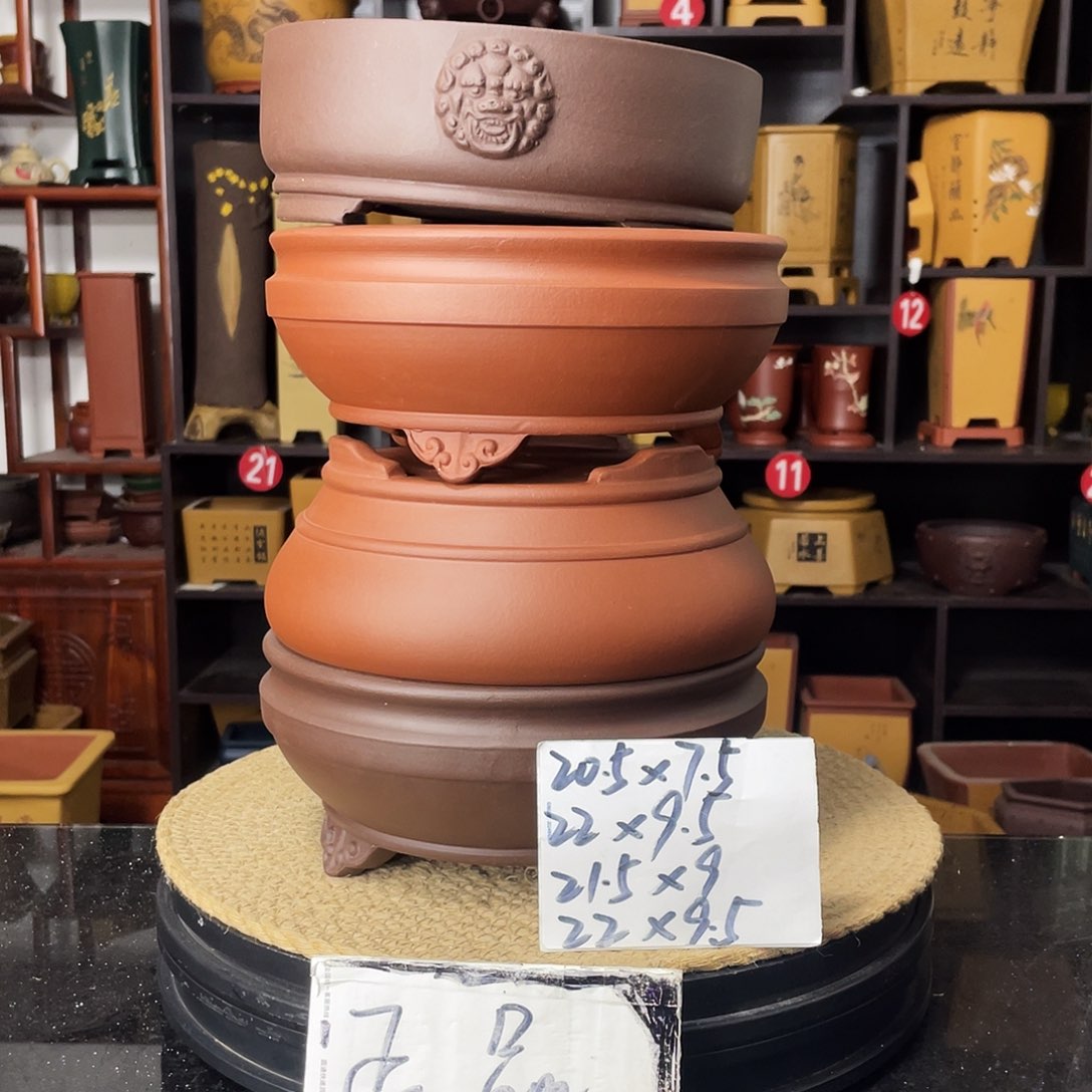 紫砂D-婉秋紫砂花盆