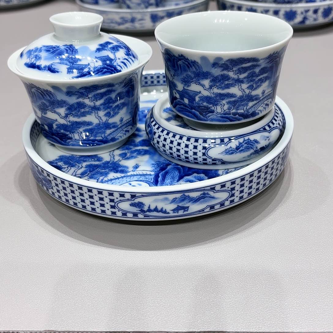 盖碗景德镇高温茶具