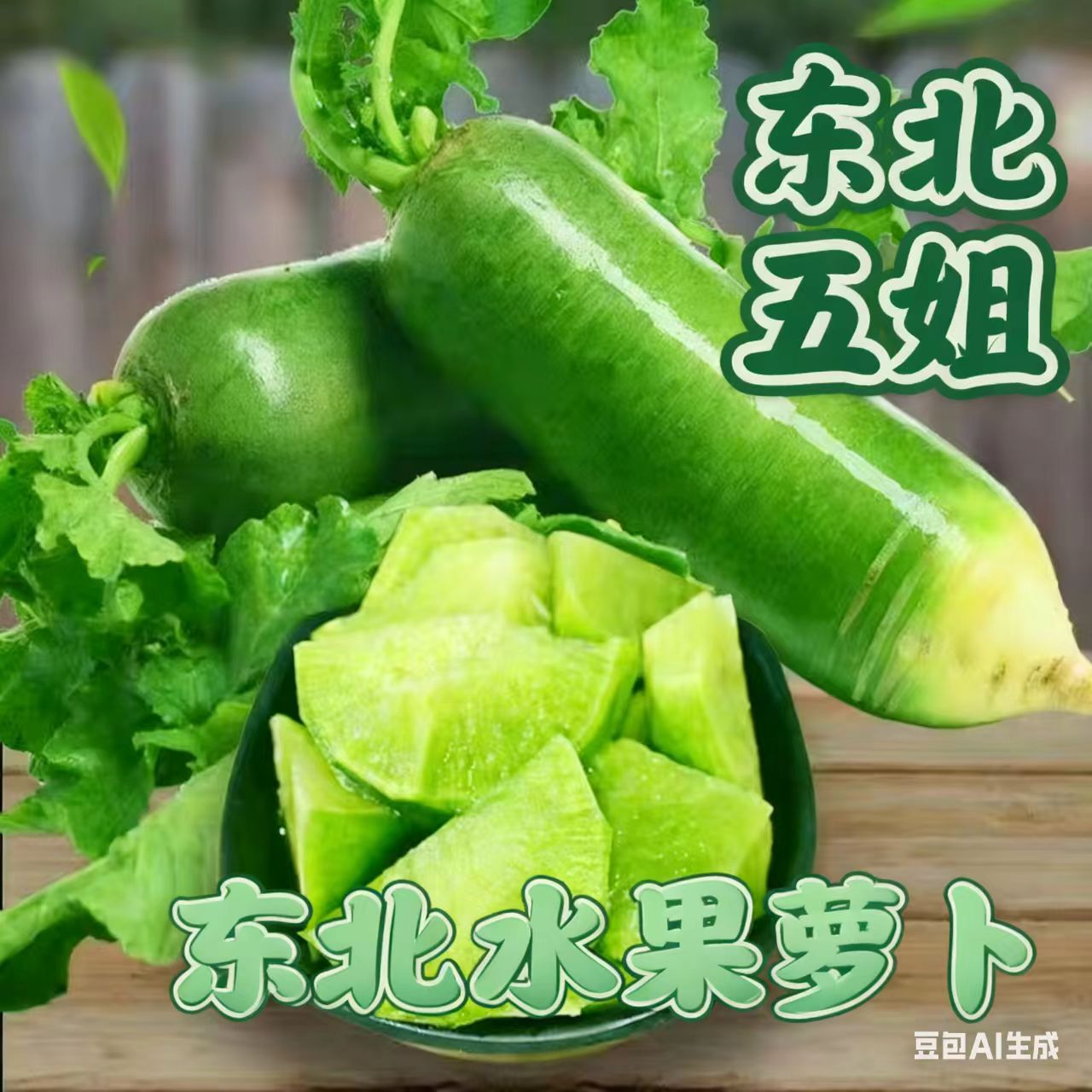 富硒水果萝卜 东北五姐水果萝卜微辣