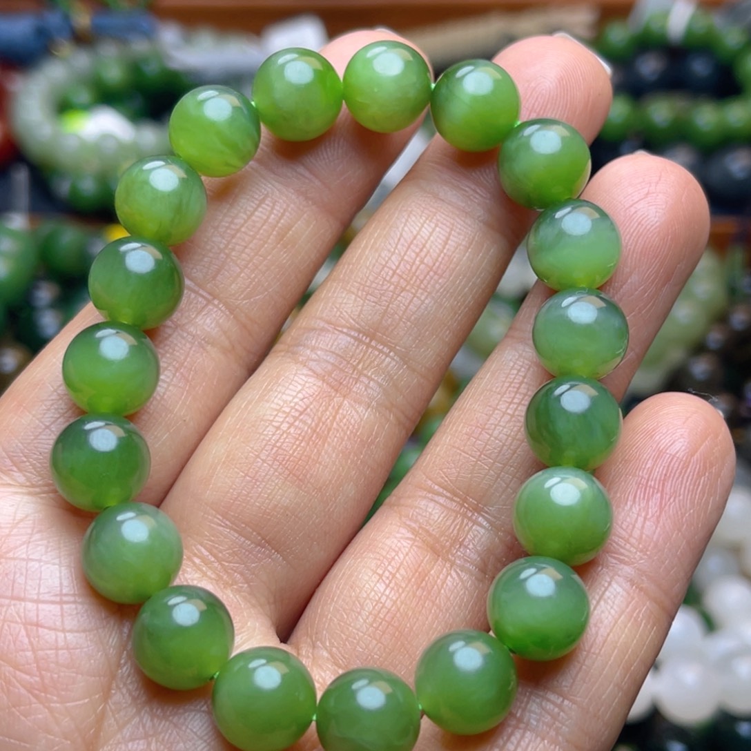 和田玉未镶嵌手链