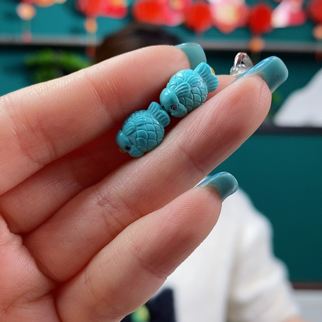 绿松石珠宝奇石未镶嵌