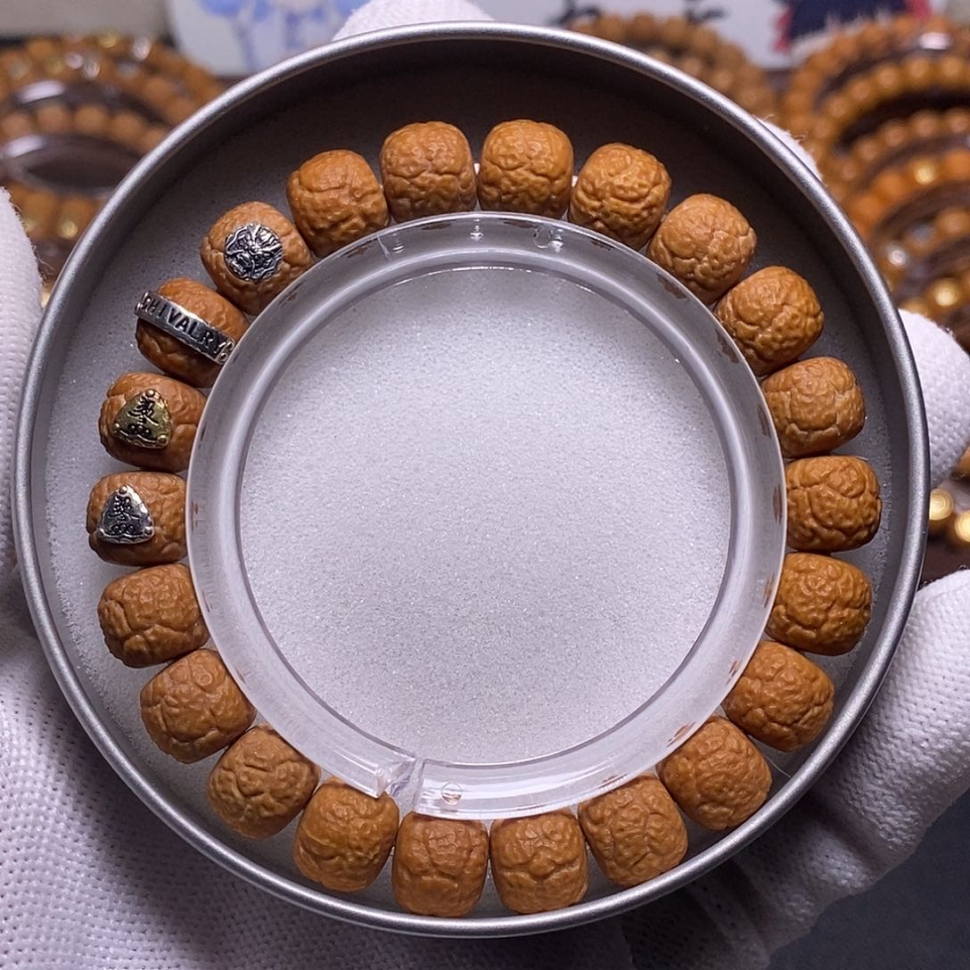 猴头核桃手串四标饕餮尺寸11左右全品90号