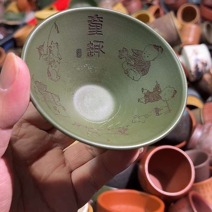 紫砂茶杯全手工紫砂主人杯