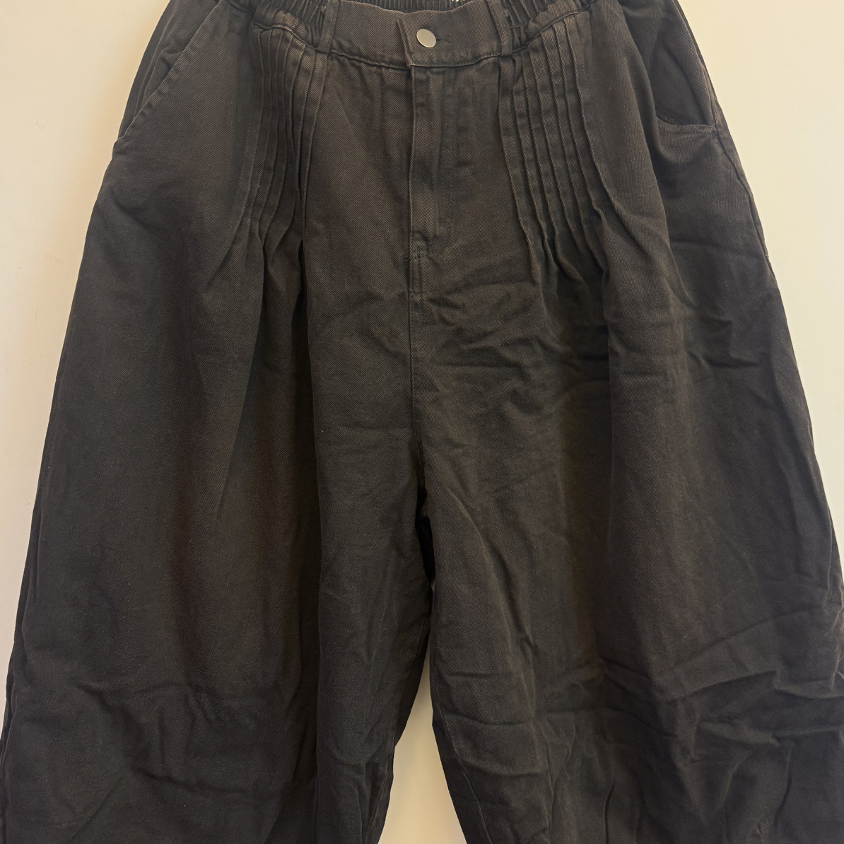 布衣坊推荐亚麻加厚棉裤裤长90/90/150斤）