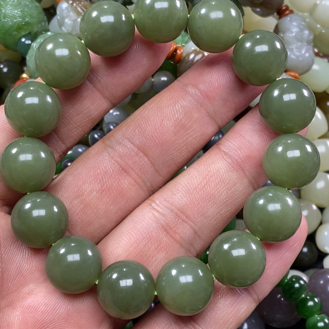 和田玉手链未镶嵌