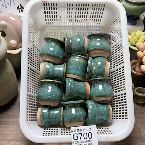 紫砂花盆700微瑕品口径3厘米左右的时间