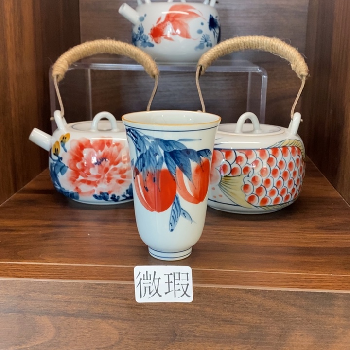 釉下老陶泥手工绘制