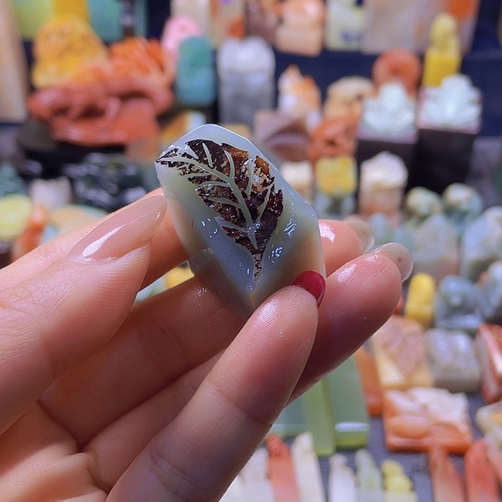 昌化石印石天青俏色