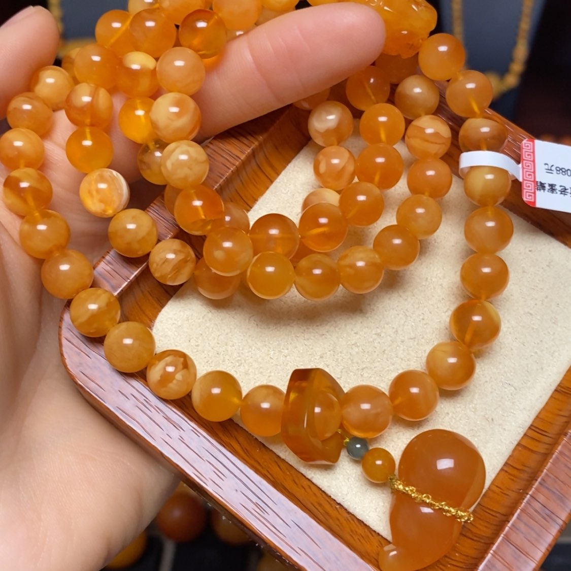 【闪购商品】未镶嵌蜜蜡手链手串