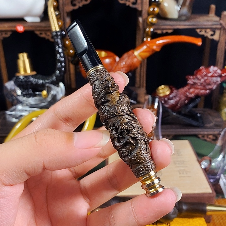 高端定制金丝楠烟嘴