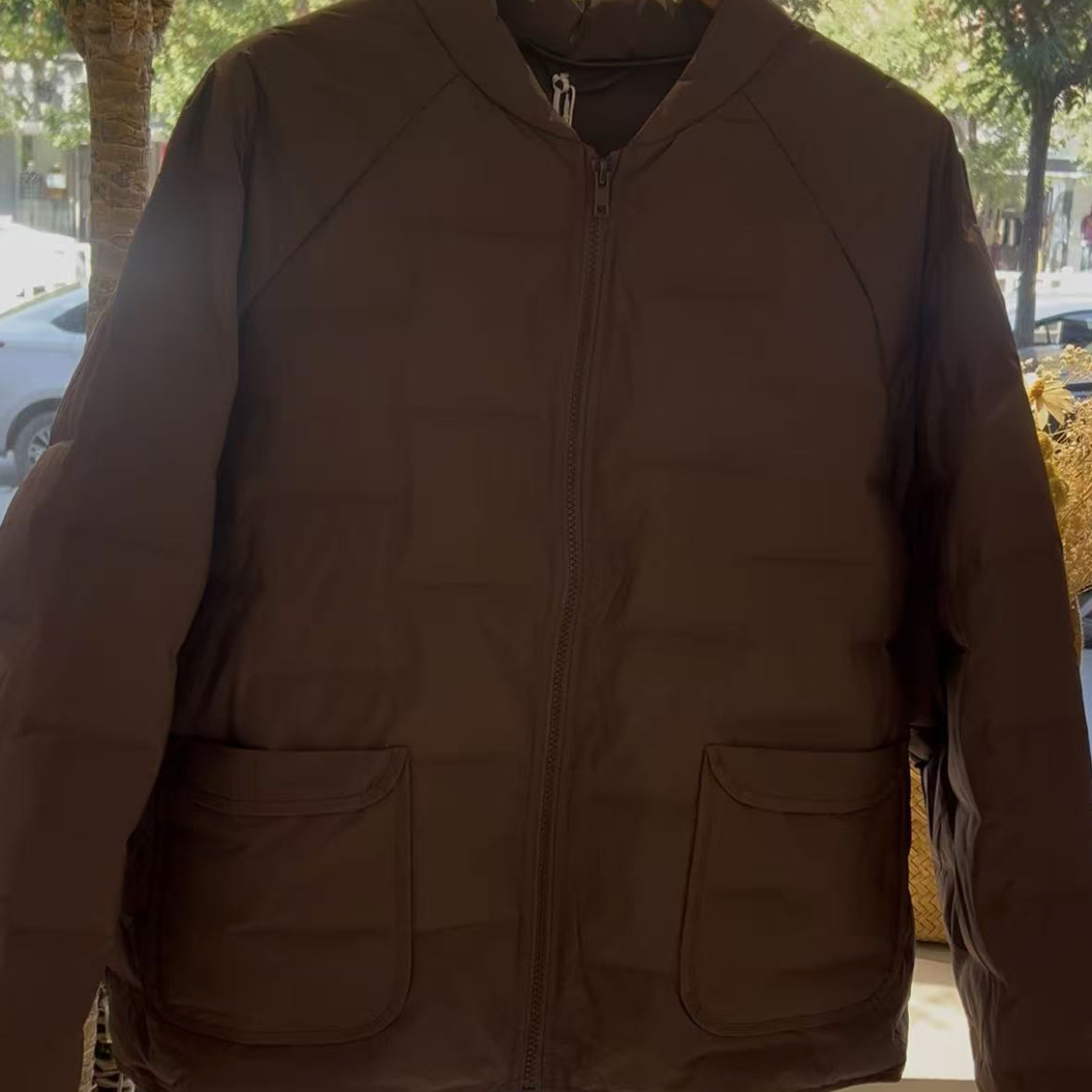 云姐甄选 菲码棒球服小立领羽绒服4051保暖上装