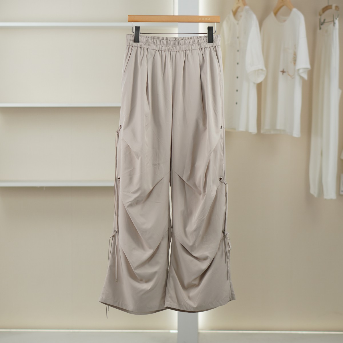 麦迪尚品【文M】51216224 潮流百搭绑带休闲裤春夏女装专柜撤柜