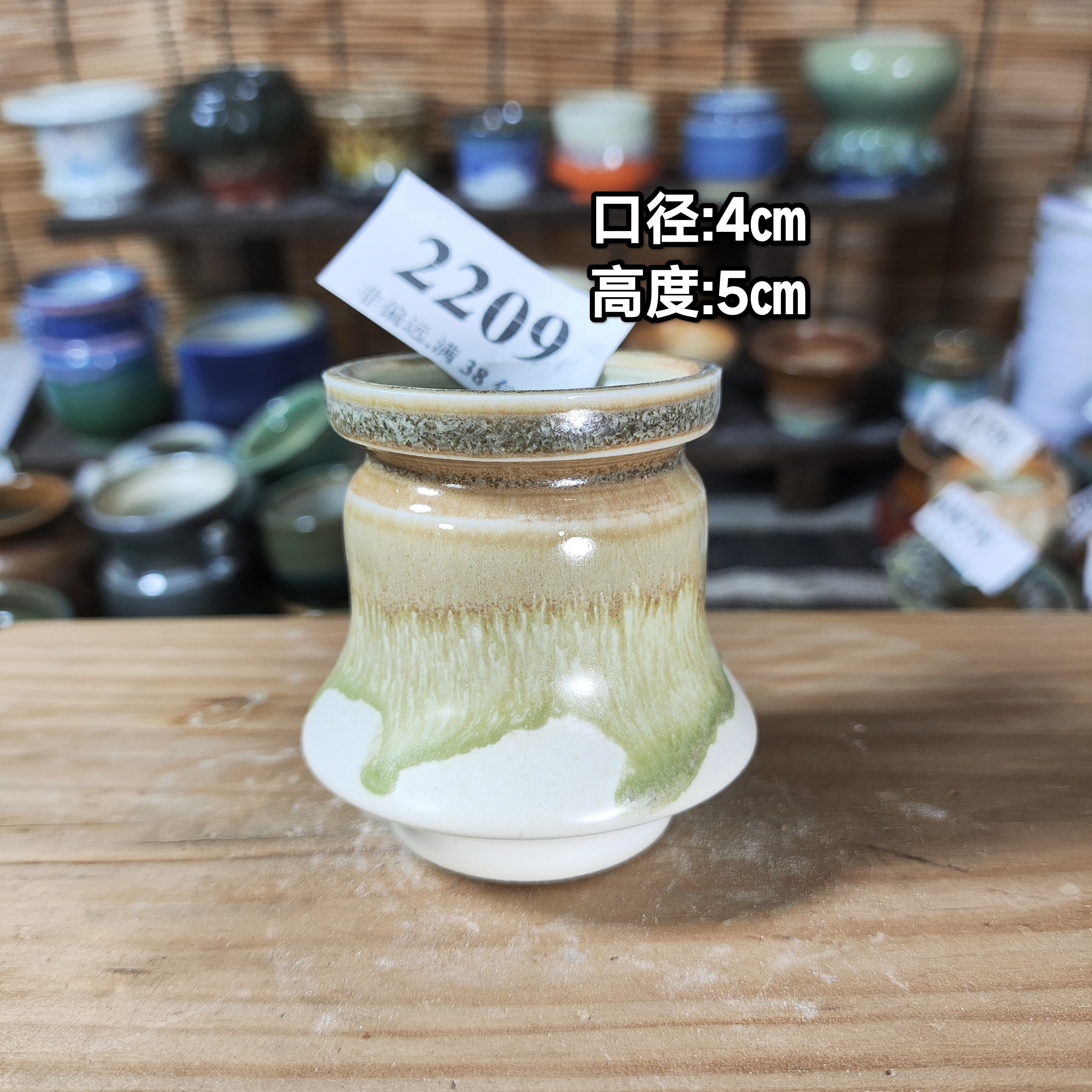 手工创意多肉花盆摆件迷你多肉花盆景德镇纯手工制做