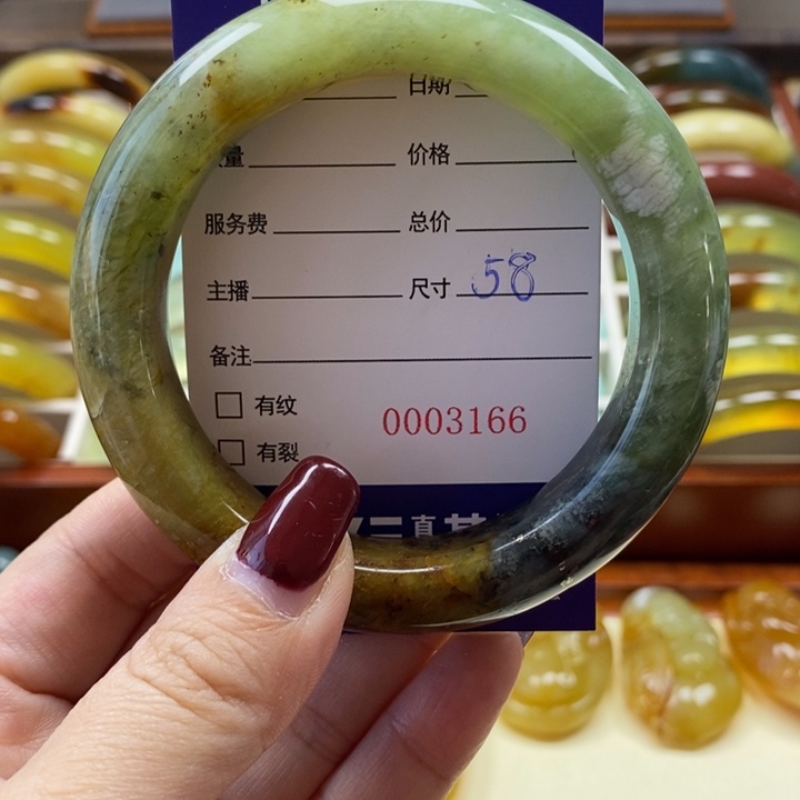 岫玉手镯未镶嵌手镯