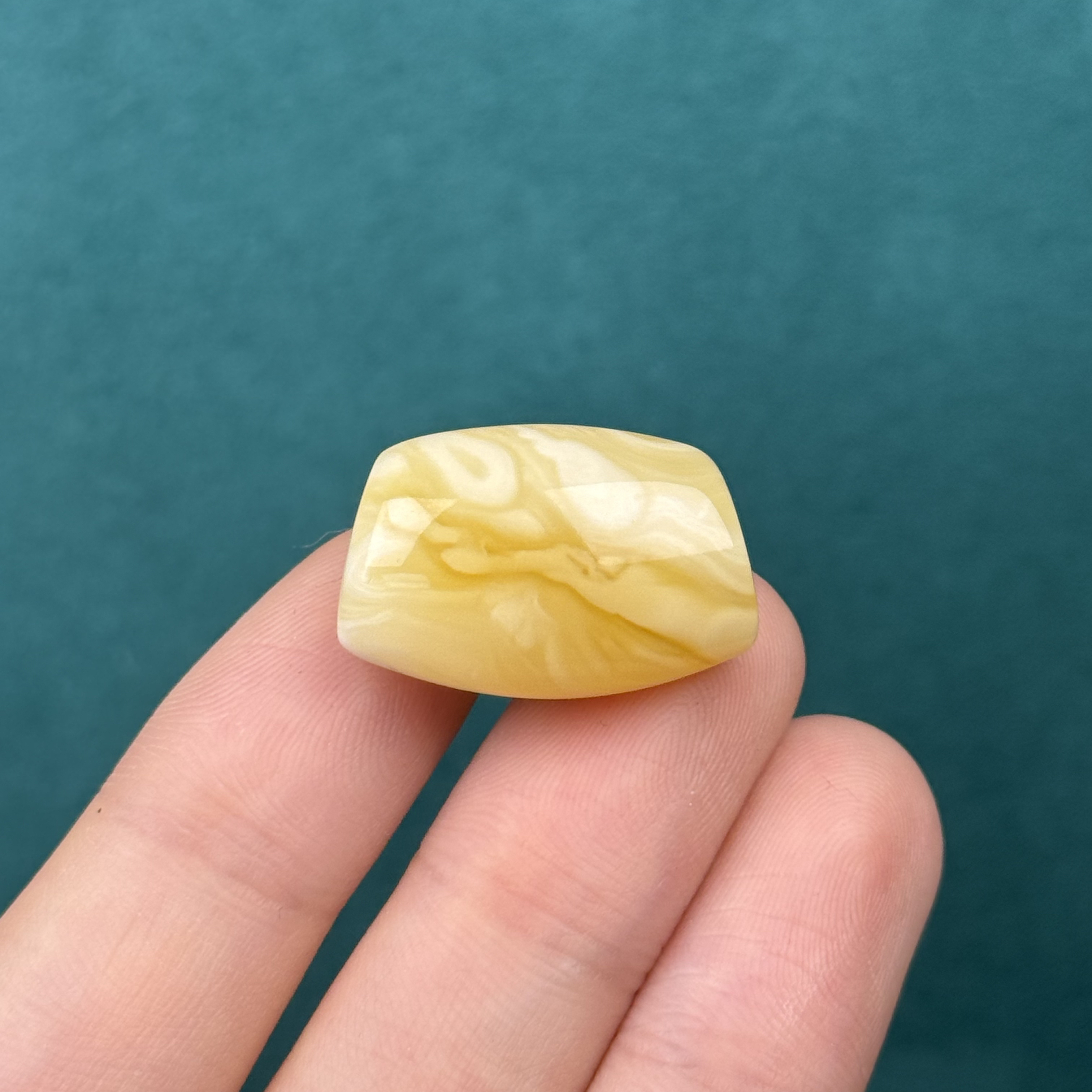 F3603天然原矿蜜蜡 马蹄珠15.7*23.8mm 支持鉴定假一罚十