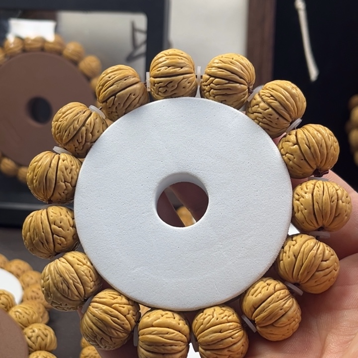 桃核手串P***哲18➕尺寸鬼将桃核