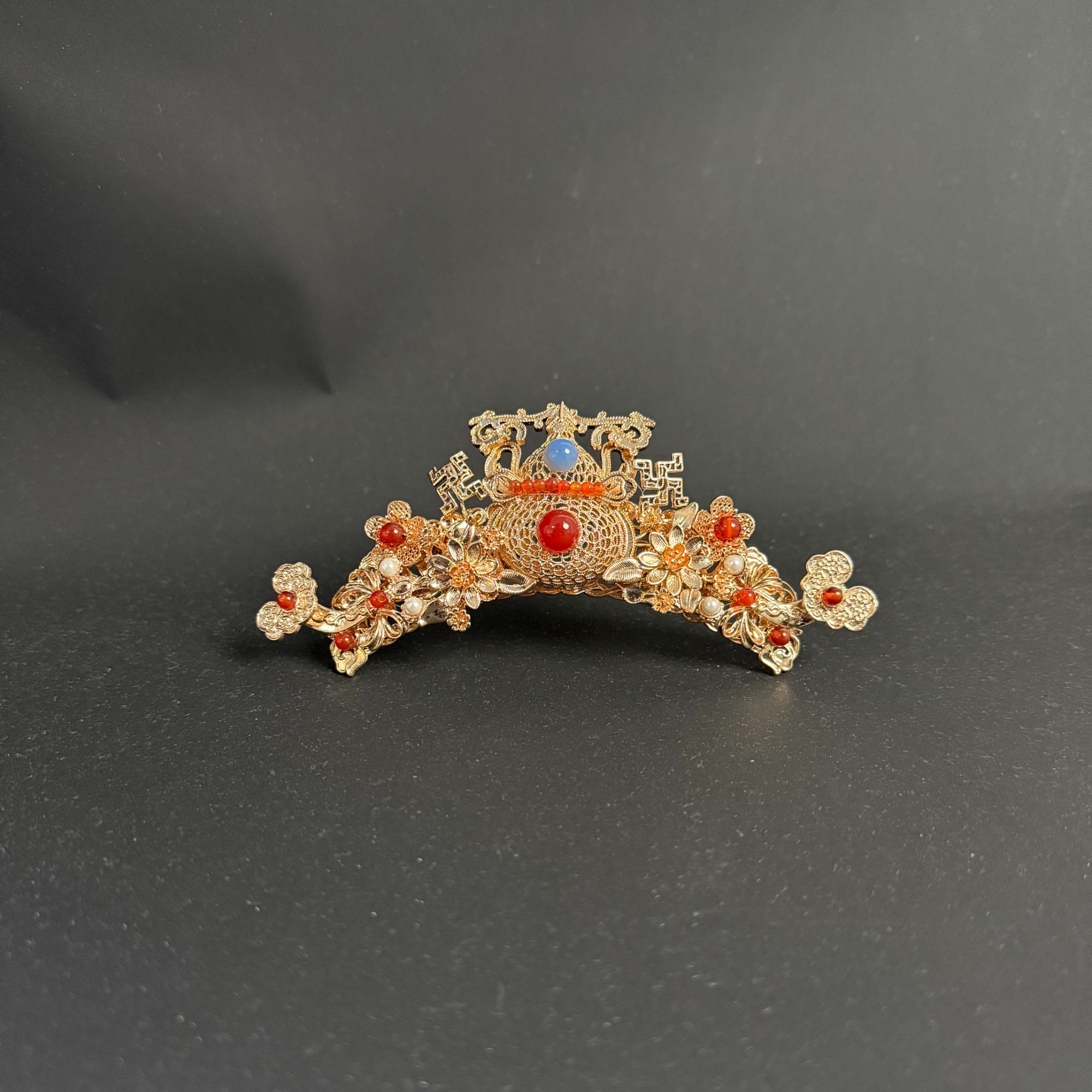 古悦倾城【福禄发冠】古风汉服头饰国风古装发饰复古宋制明制冠配饰