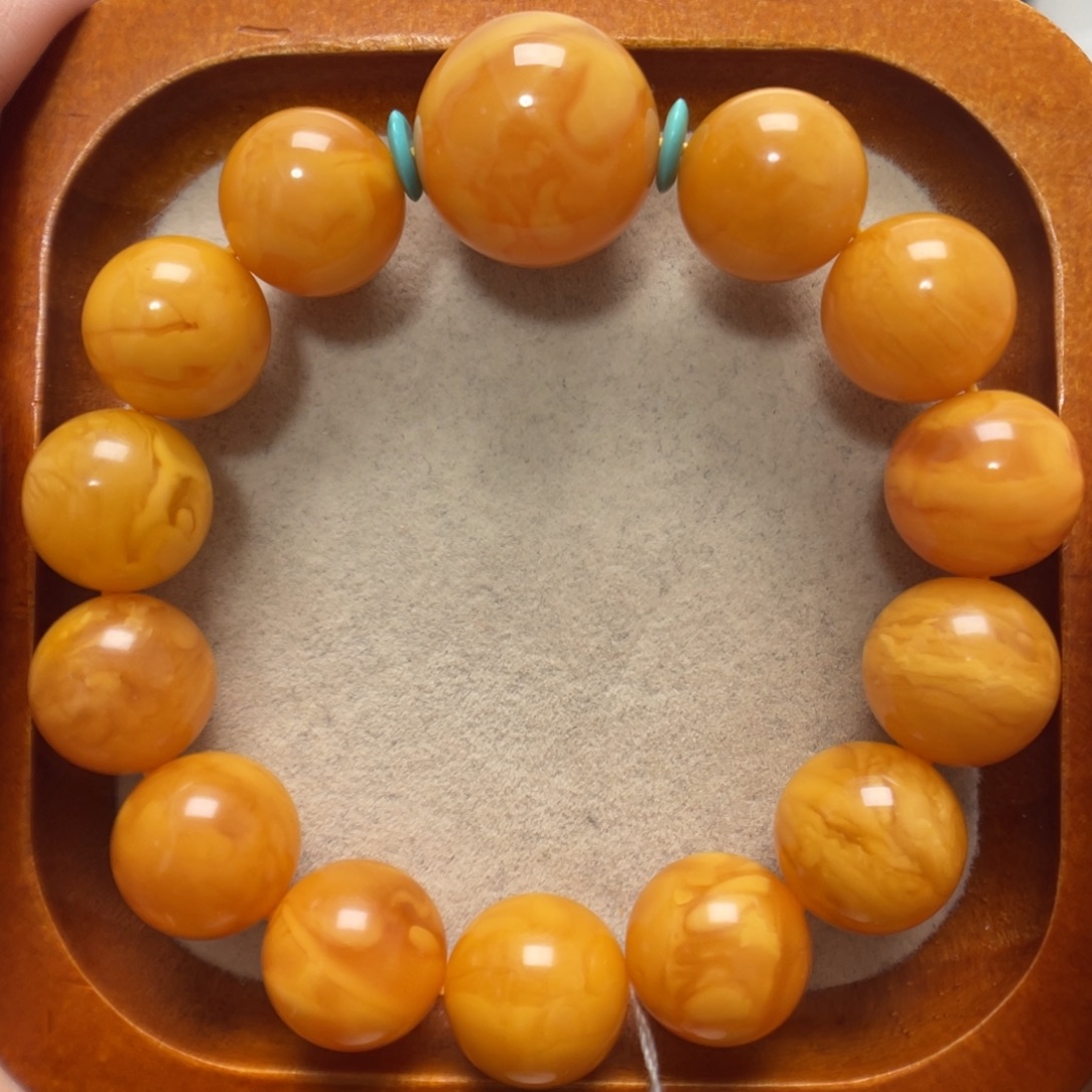 蜜蜡未镶嵌手串蜜蜡