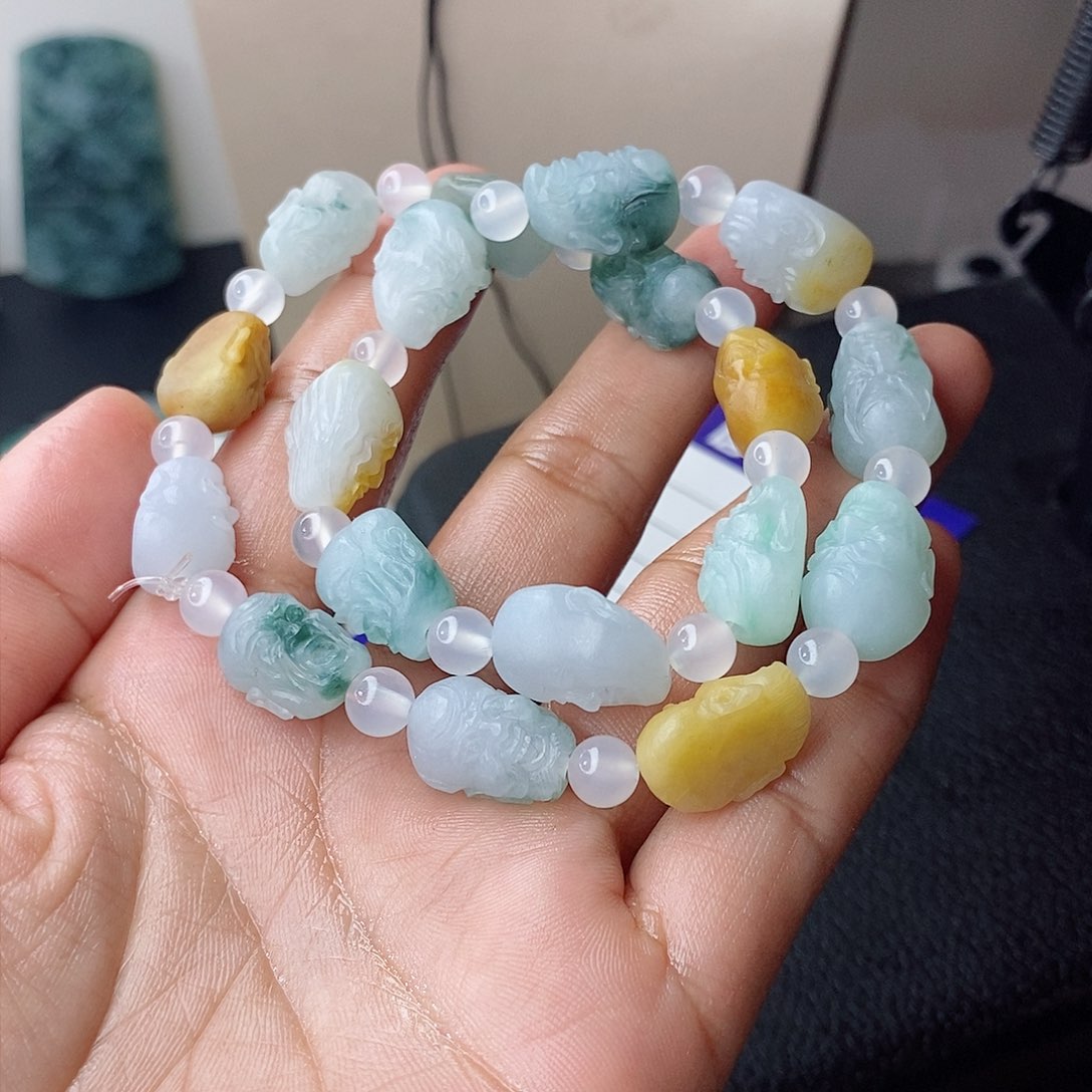 定制翡翠未镶嵌雅*毛货