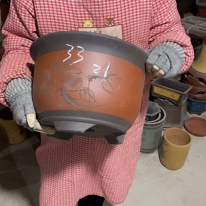 紫砂花盆紫砂花盆