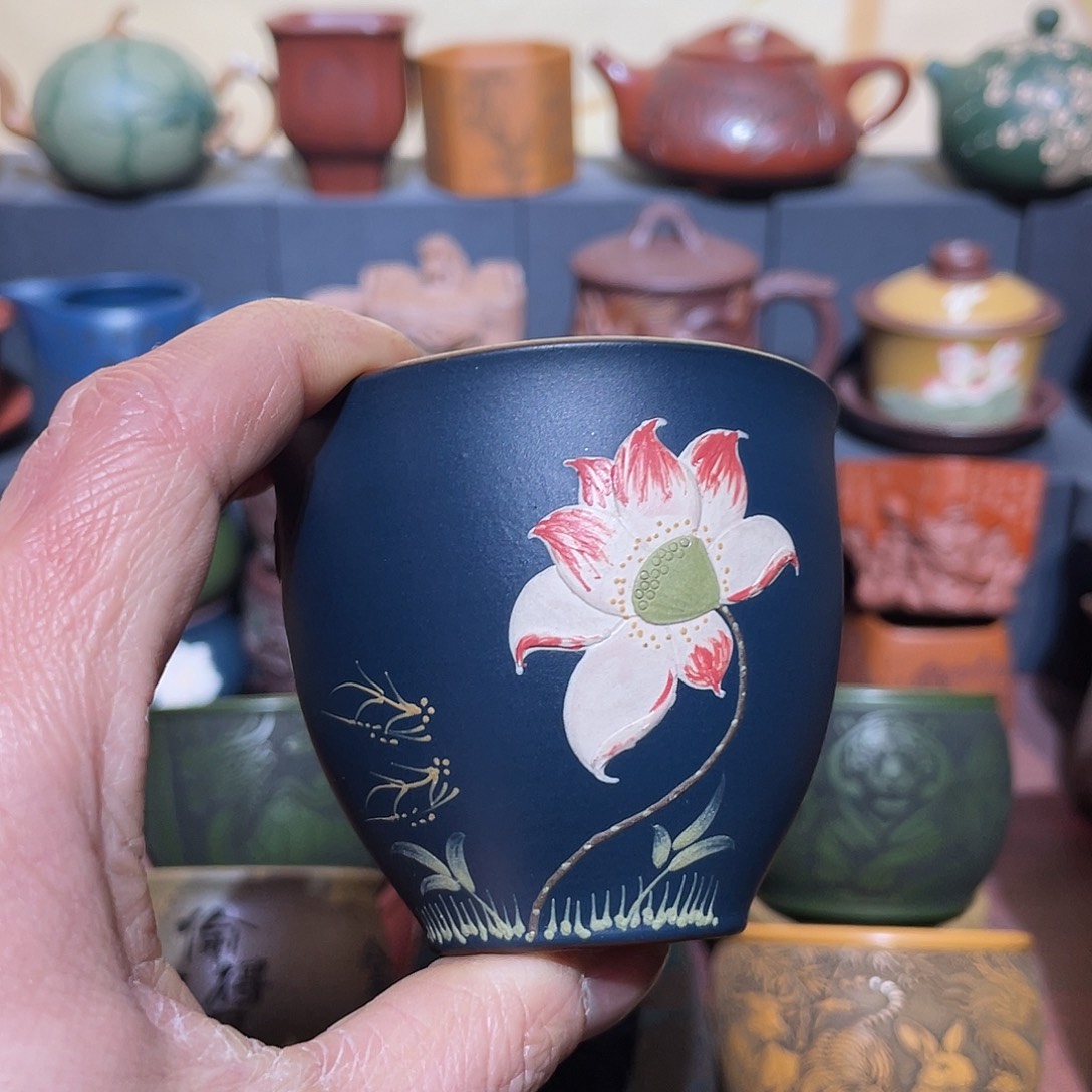 原矿紫砂手工主人杯