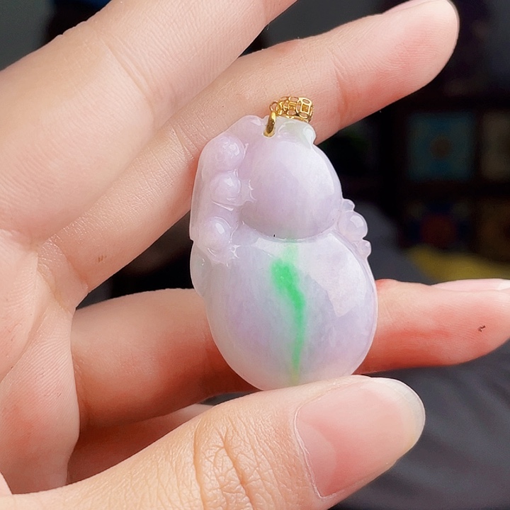 翡翠18K金镶嵌颈饰多样性