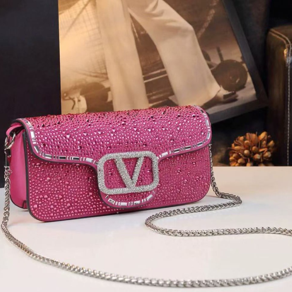 大麦定制单肩包（FM049玫红）