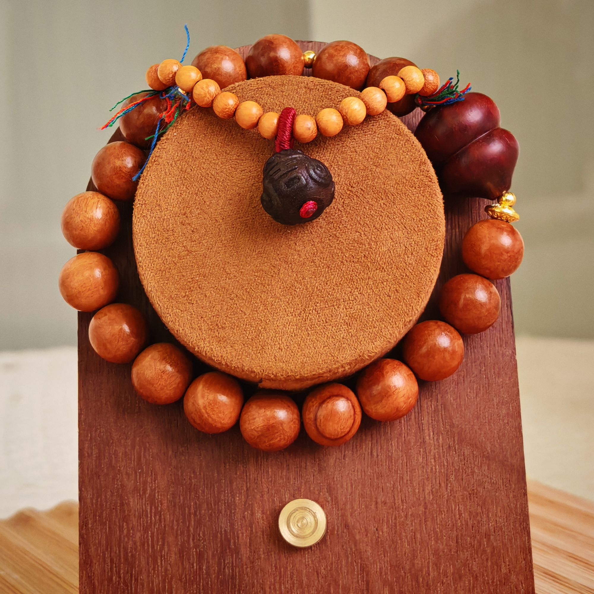 木质手链 桃木葫芦手串可爱复古创意手串