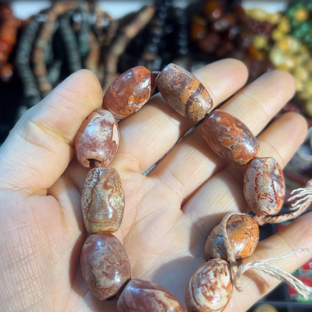 玛瑙/玉髓合金颈饰