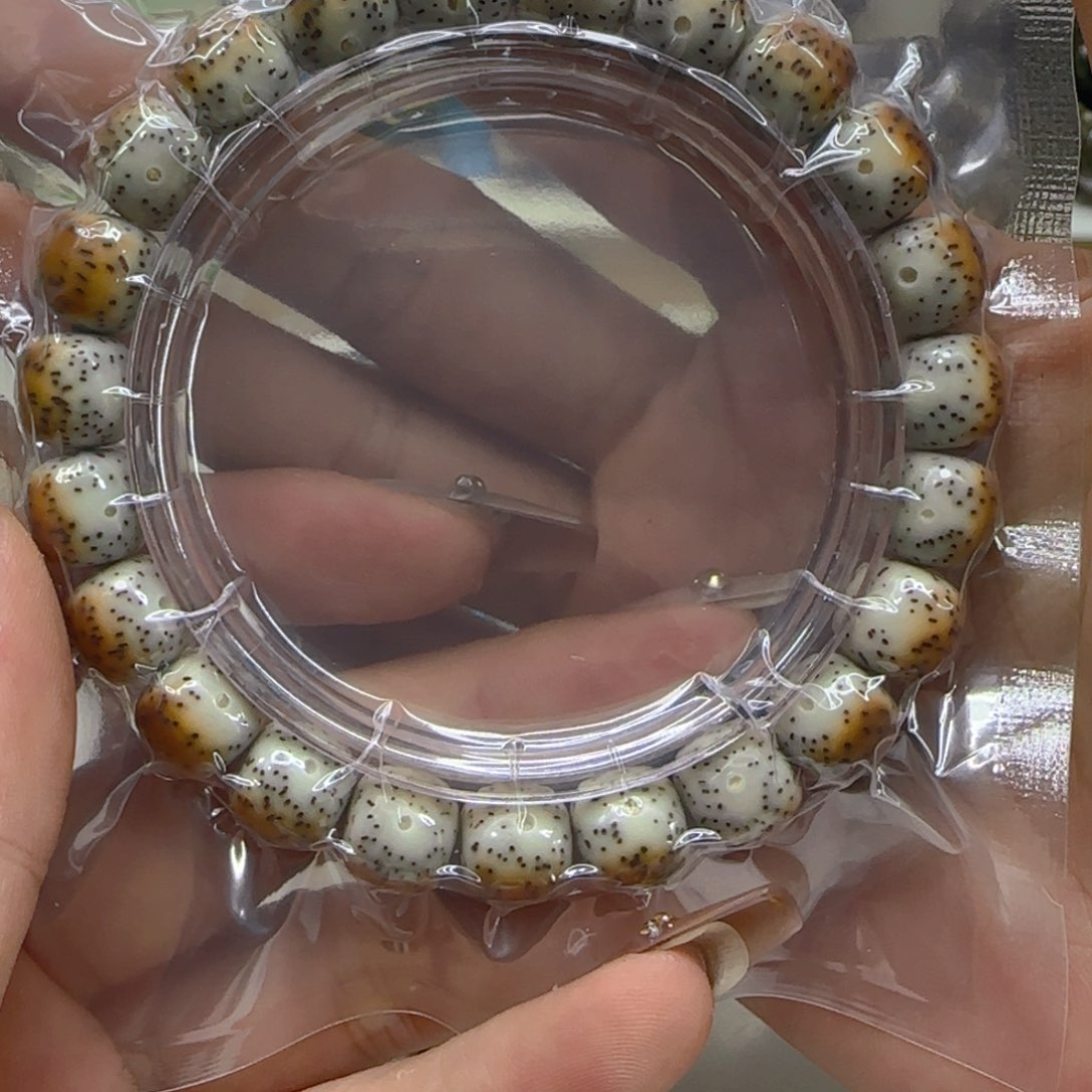 星月菩提手串106高端火烧云星月菩提1.0桶单圈