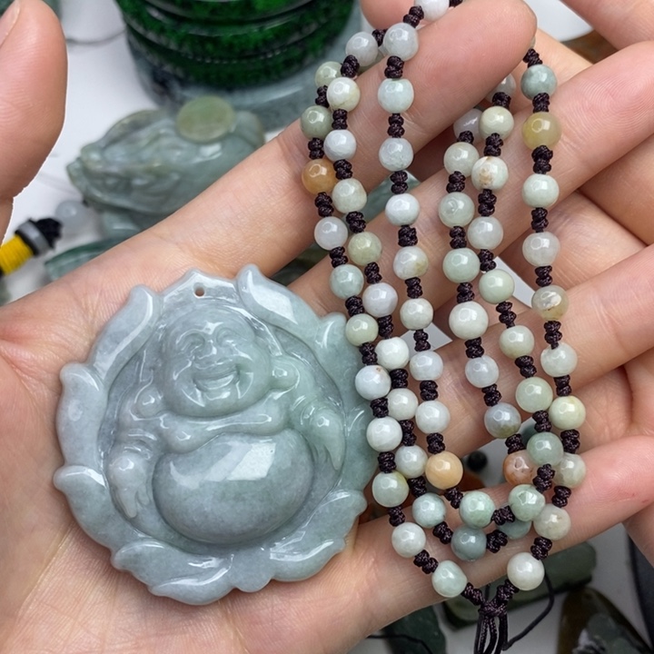 颈饰未镶嵌翡翠吊坠