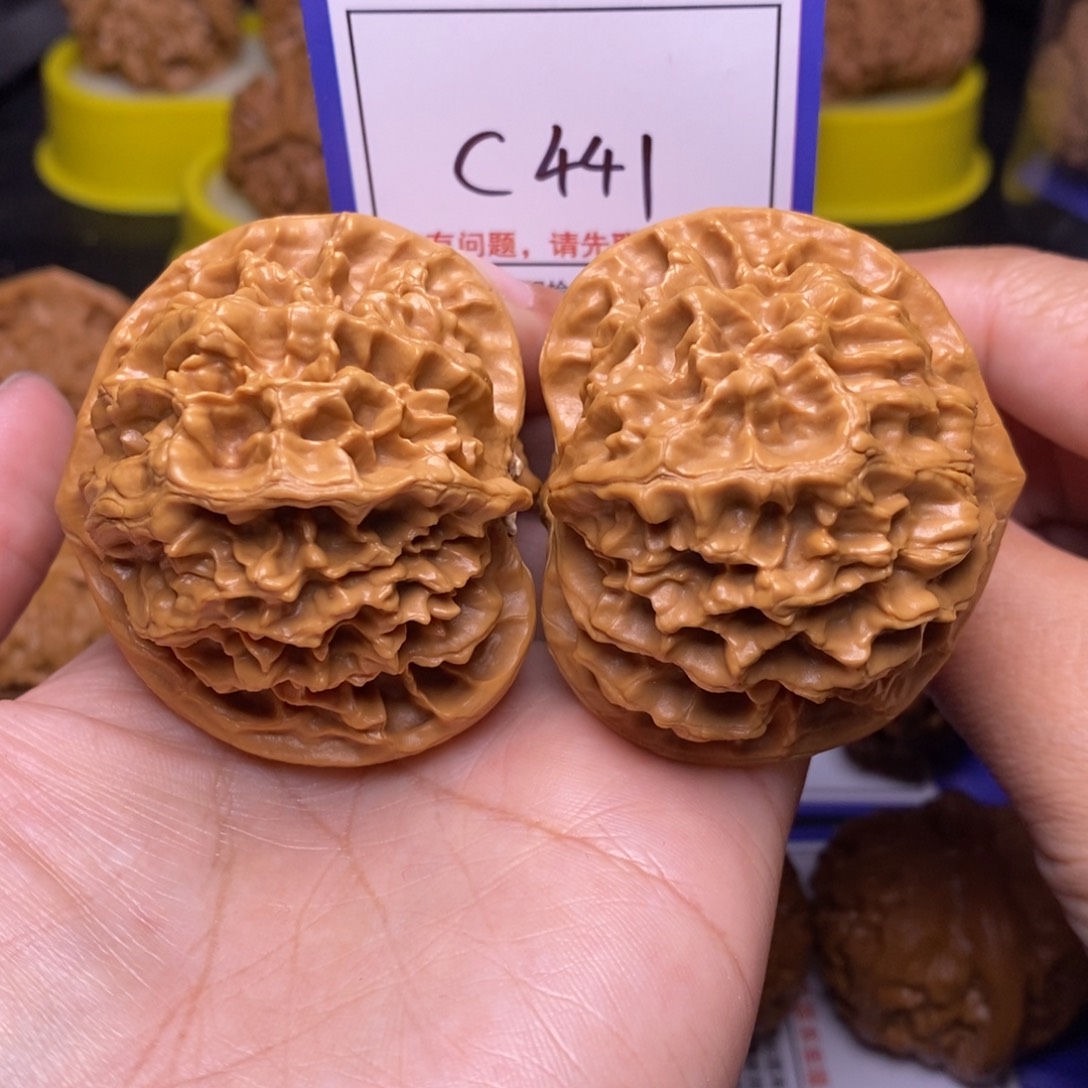 文玩核桃把件52帝王c441