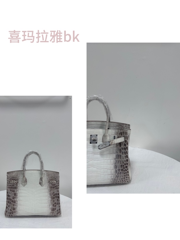 「知歆家」高奢稀有皮喜玛拉雅铂金BK25cm-30cm 纯手工制作