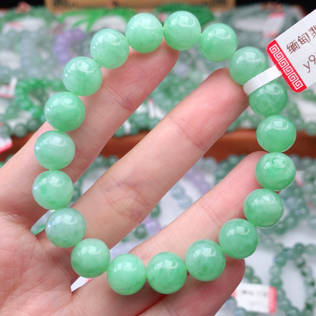 翡翠手链未镶嵌翡翠10mm