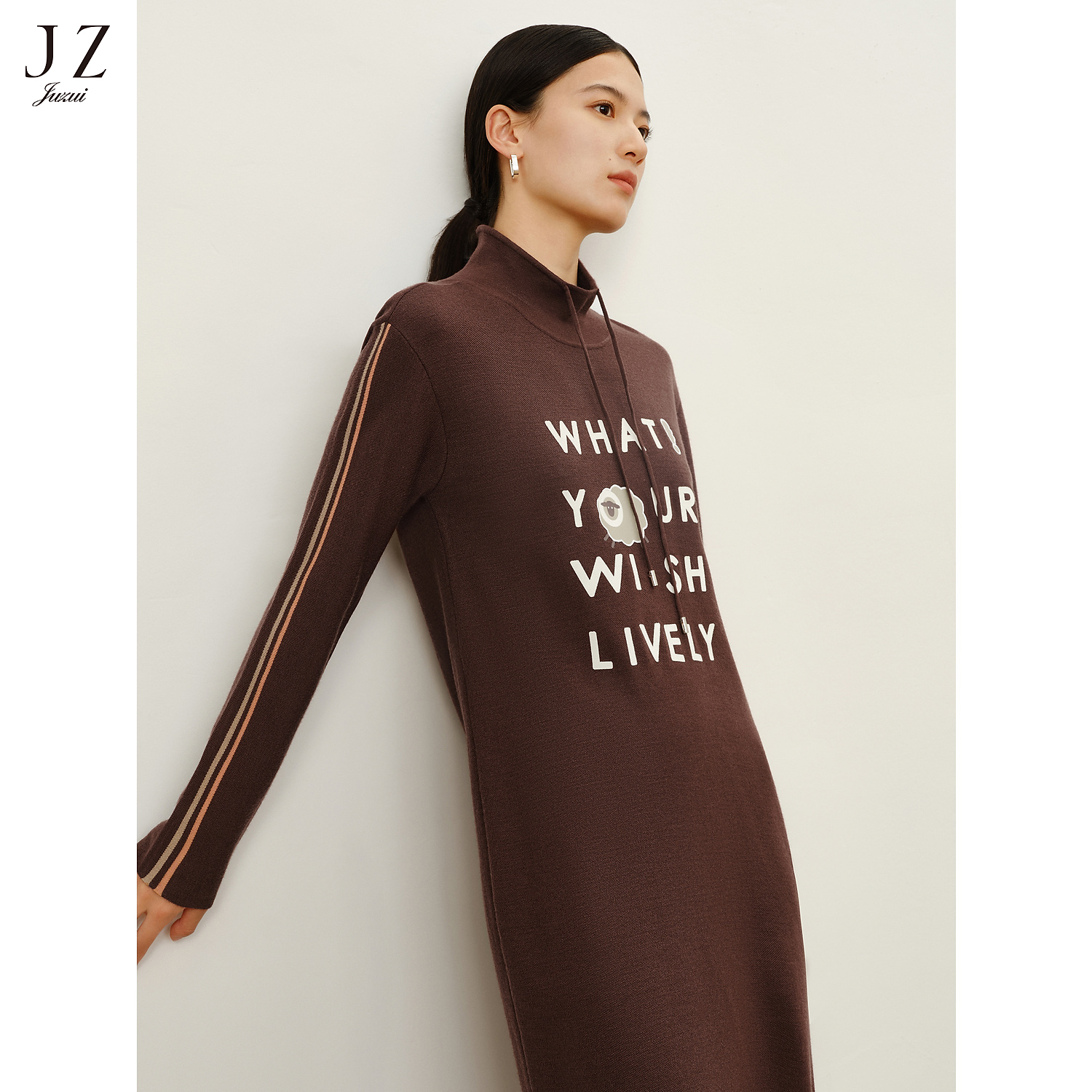 【籽言专属】JZ玖姿JWBD31413商场同款时尚趣味卡通毛衫女新款
