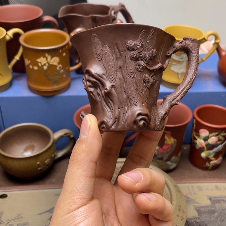 紫砂茶杯紫砂主人杯