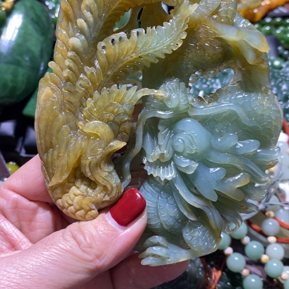 【闪购商品】岫玉毛衣链未镶嵌