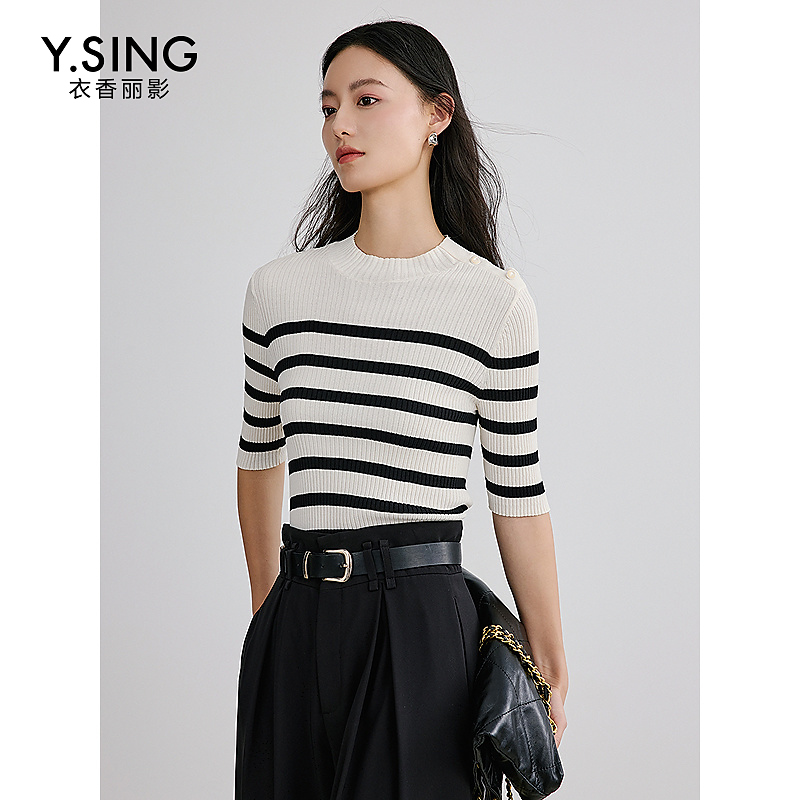 【籽言专属】衣香丽影新款毛针织衫YMS22402110